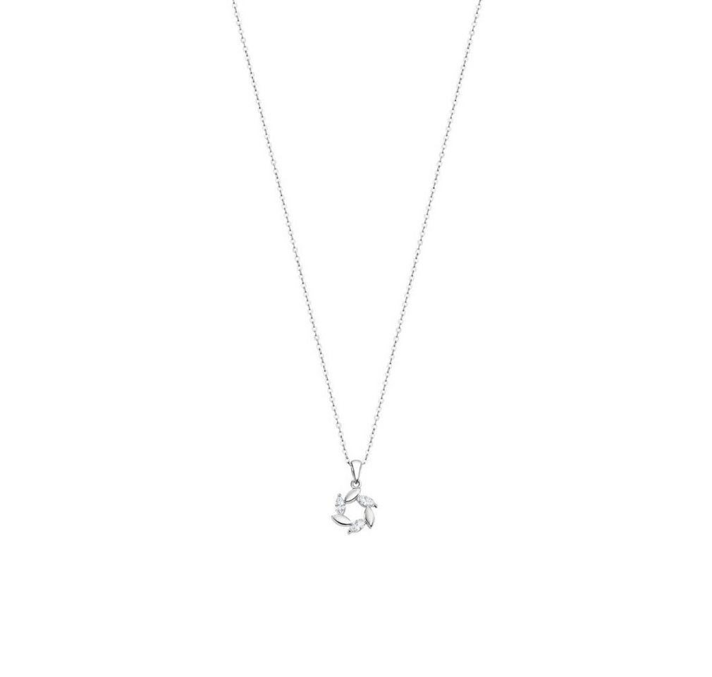 LOTUS SILVER Kette mit Einhänger Timeless silver necklace with zircons LP3188-1 / 1 (chain, pendant) von LOTUS SILVER