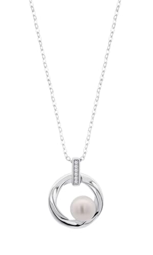 LOTUS SILVER LP3902-1/1 Perlenkette aus Silber, geometrisch, 42 mm, für Damen von LOTUS SILVER