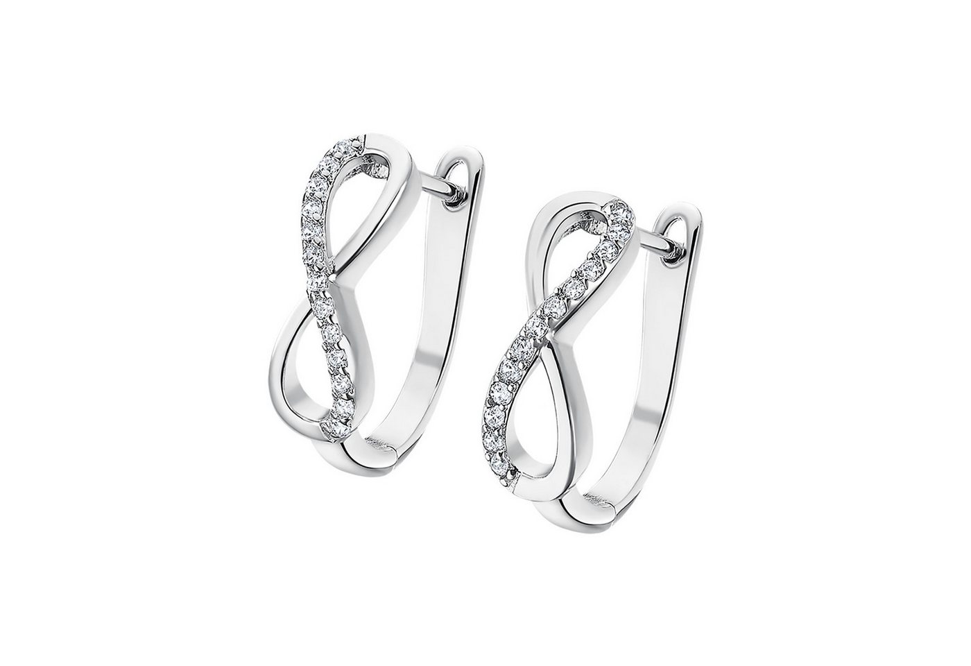 LOTUS SILVER Ohrhänger-Set LP1872-4/1 Damen-Ohrringe – Infinity-Symbol, 925er Silber, 5×14 mm von LOTUS SILVER