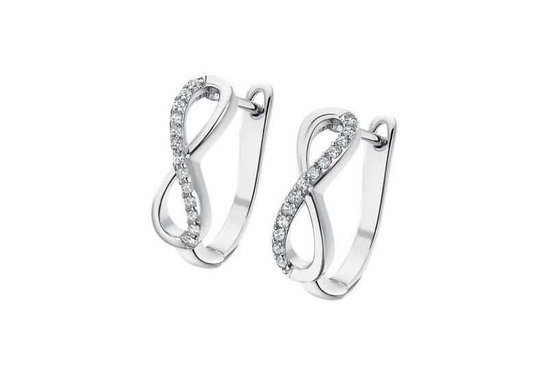 LOTUS SILVER Ohrhänger-Set LP1872-4/1 Damen-Ohrringe – Infinity-Symbol, 925er Silber, 5×14 mm von LOTUS SILVER