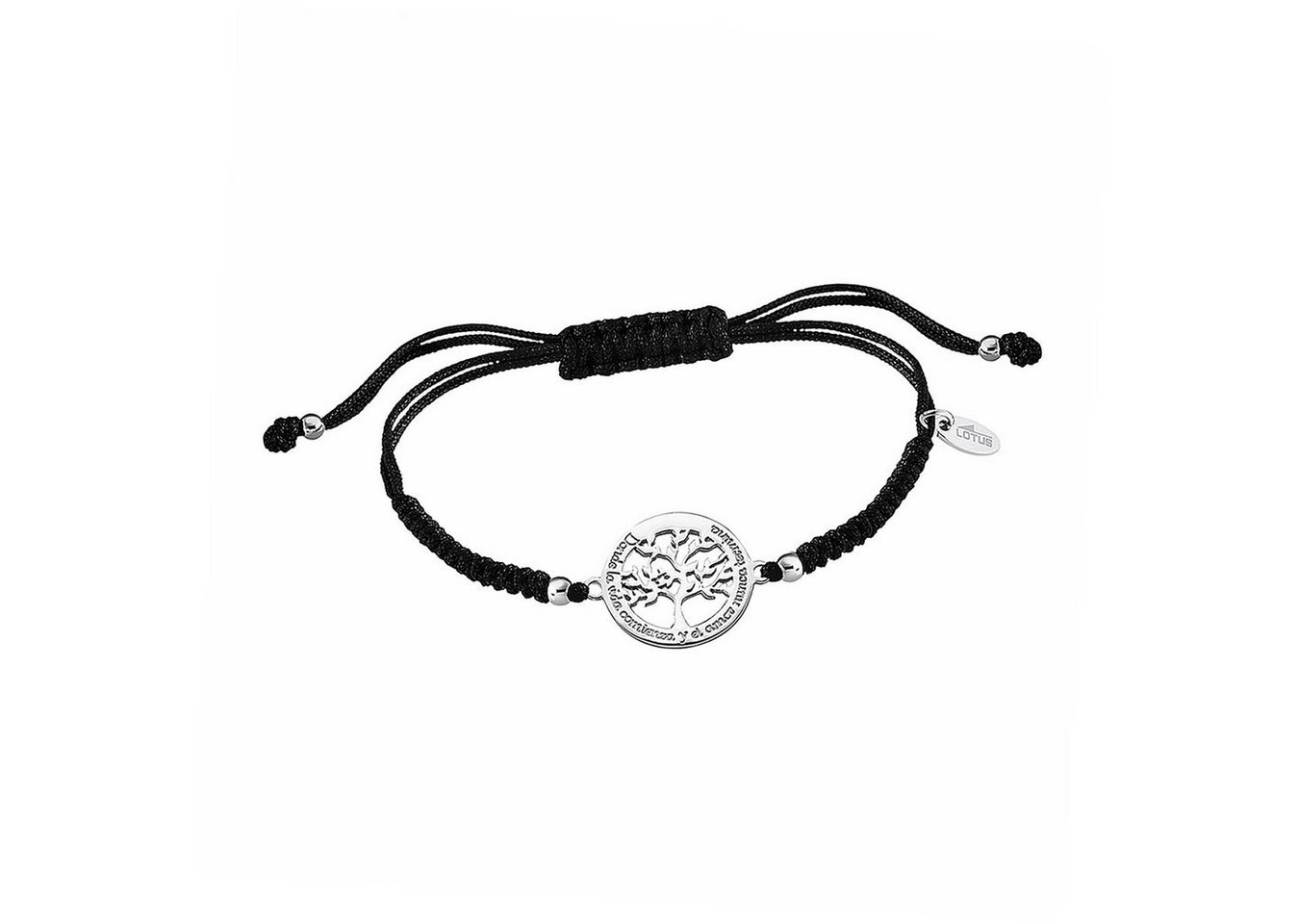 LOTUS SILVER Silberarmband Lotus Silver Lebensbaum Armband (Armband), 925 Sterling Silber Lebensbaum, Farbe: silber, schwarz von LOTUS SILVER