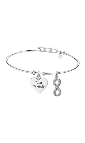 Lotus Style Armband für Damen aus Edelstahl in der Farbe Silber, Durchmesser: 64,6x49 mm, LS2036-2/5 von Lotus Style