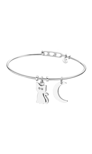 LOTUS STYLE Frau Armbänder Edelstahl Asscherschliff Blauer Zirkonia von Lotus Style
