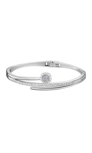 LOTUS STYLE Frau Armbänder Stahl Asscherschliff Blauer Zirkonia von LOTUS STYLE