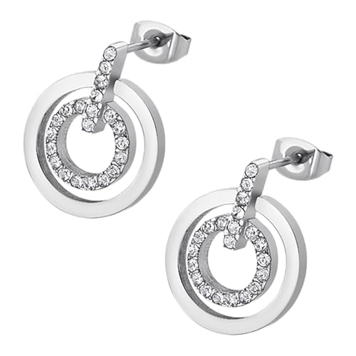 LOTUS STYLE LS1868-4/1 Bliss Edelstahl Geometrie Ohrringe für Damen von Lotus Style