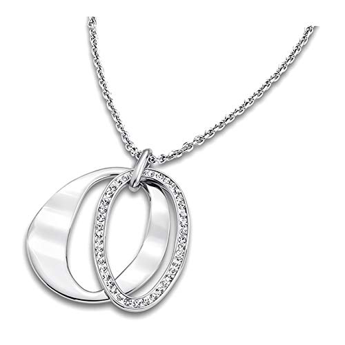 LOTUS Style Halskette Edelstahl LS1672-1/1 Steine Silber Schmuck D3JLS1672-1-1 Edelstahl Halsschmuck für die Frau von LOTUS Style