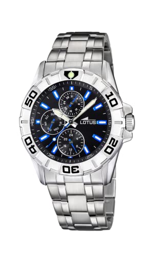 LOTUS Herren-Armbanduhr 18831/5 Outlet, Gehäuse aus Edelstahl 316L, Grau, Silberfarben, silber, Sport von LOTUS