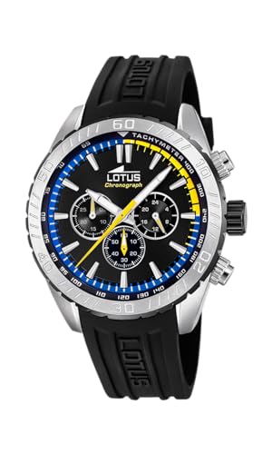 LOTUS Herrenuhr 18948/5 Outlet Edelstahlgehäuse 316l Silber, Schwarz von LOTUS