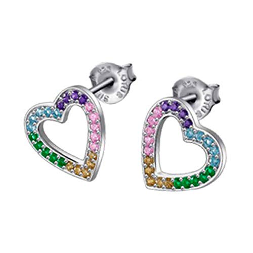 Lotus Silver Zirkonia Ohrringe LP1963-4/1 Herz 925 Silber Ohrstecker D1JLP1963-4-1 Silber Ohrschmuck von Lotus Silver für die Frau von LOTUS