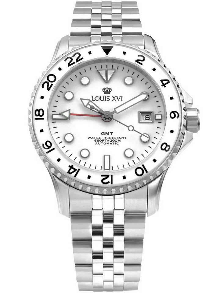LOUIS XVI Automatikuhr Louis XVI LXVI1430 Herrenuhr Mirabeau Automatik GMT 41mm 20ATM Louis XVI LXVI1430 Herrenuhr Mirabeau Automatik GMT 41mm 20ATM von LOUIS XVI