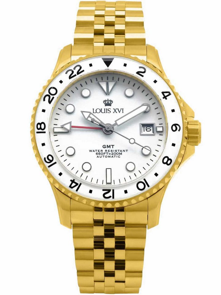 LOUIS XVI Automatikuhr Louis XVI LXVI1431 Herrenuhr Mirabeau Automatik GMT 41mm 20ATM Louis XVI LXVI1431 Herrenuhr Mirabeau Automatik GMT 41mm 20ATM von LOUIS XVI