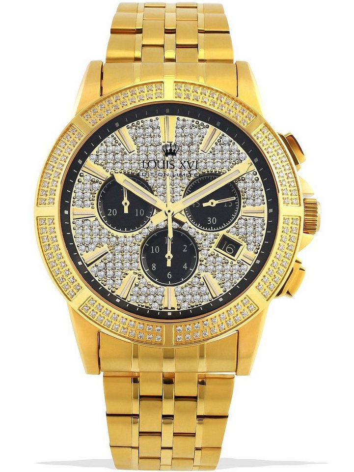 LOUIS XVI Quarzuhr Louis XVI LXVI1037 Majeste Iced Out Chronograph Herrenuhr 43mm 5ATM Louis XVI LXVI1037 Majeste Iced Out Chronograph Herrenuhr 43mm 5ATM LOUIS XVI Quarzuhr Louis XVI LXVI1037 Majeste Iced Out Chronograph Herrenuhr 43mm 5ATM Louis XVI LXVI1037 Majeste Iced Out Chronograph Herrenuhr 43mm 5ATM von LOUIS XVI