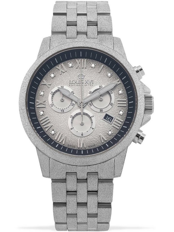 LOUIS XVI Chronograph Louis XVI LXVI1081 Aramis Frosted Chronograph Herr von LOUIS XVI