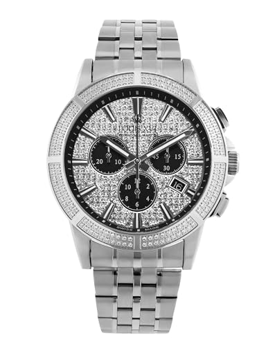 LOUIS XVI Majesté Iced Out 1038 - Ø43 mm - Herren Uhr - Wasserdicht - Mit Saphirglas - Armband Silber - Zifferblatt CZ-Diamanten - Schweizer Quarzwerk LOUIS XVI Majesté Iced Out 1038 - Ø43 mm - Herren Uhr - Wasserdicht - Mit Saphirglas - Armband Silber - Zifferblatt CZ-Diamanten - Schweizer Quarzwerk von LOUIS XVI