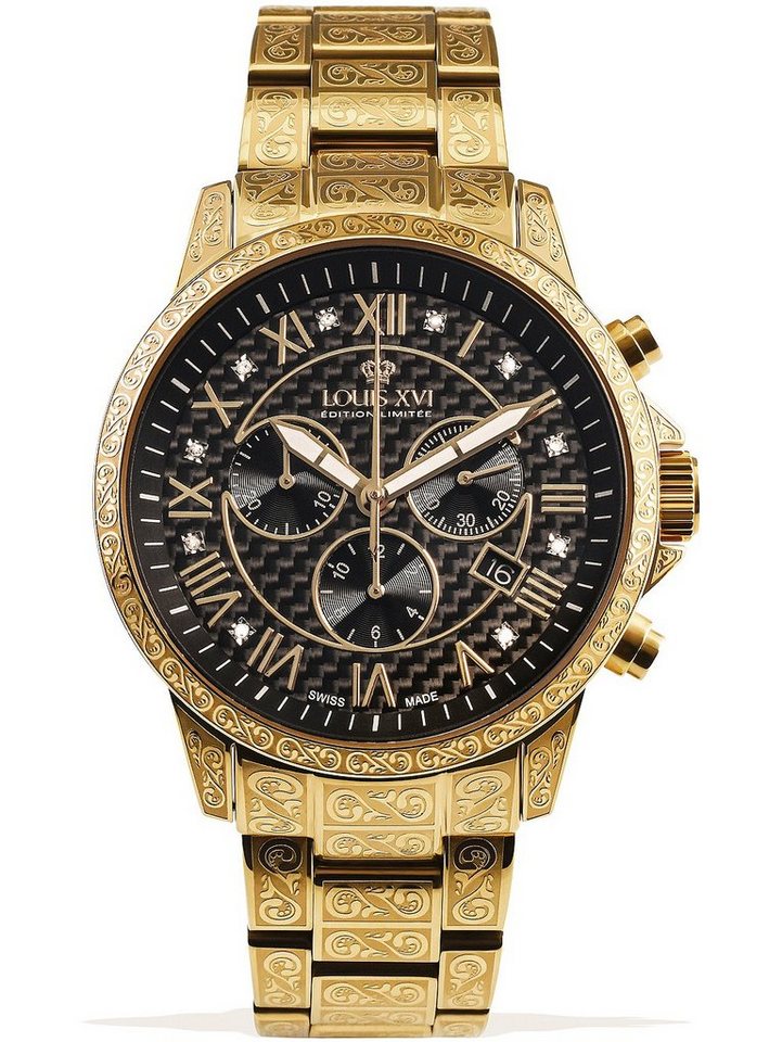 LOUIS XVI Quarzuhr Louis XVI LXVI1018 Palais Royale Chronograph Herrenuhr 43mm 5ATM Louis XVI LXVI1018 Palais Royale Chronograph Herrenuhr 43mm 5ATM von LOUIS XVI