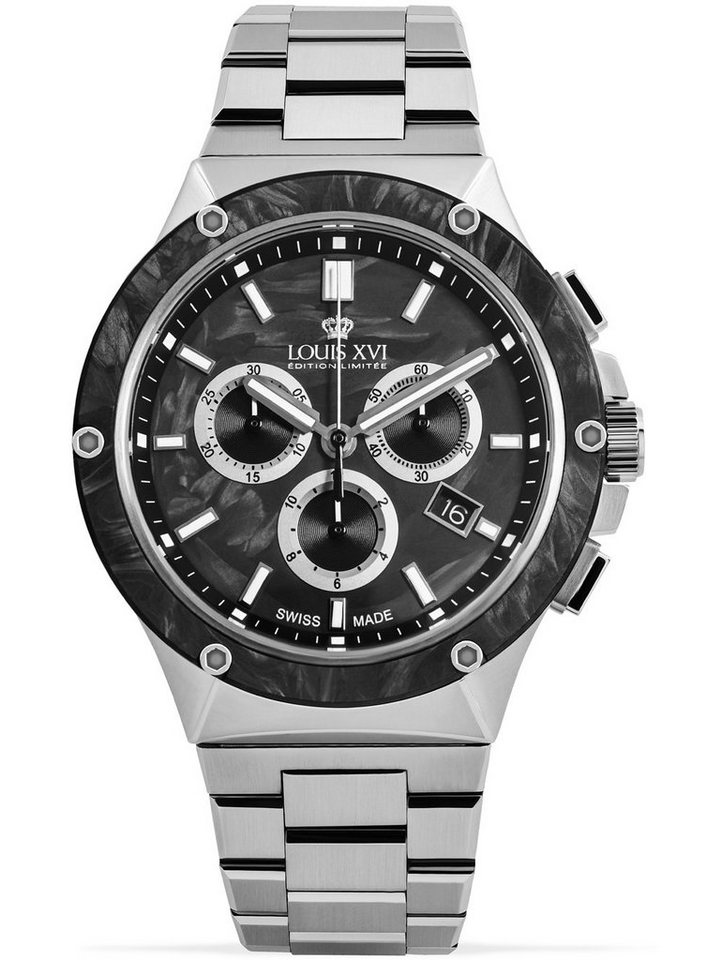 LOUIS XVI Quarzuhr Louis XVI LXVI1210 Le Monarque Chronograph Herrenuhr 42mm 5ATM Louis XVI LXVI1210 Le Monarque Chronograph Herrenuhr 42mm 5ATM von LOUIS XVI