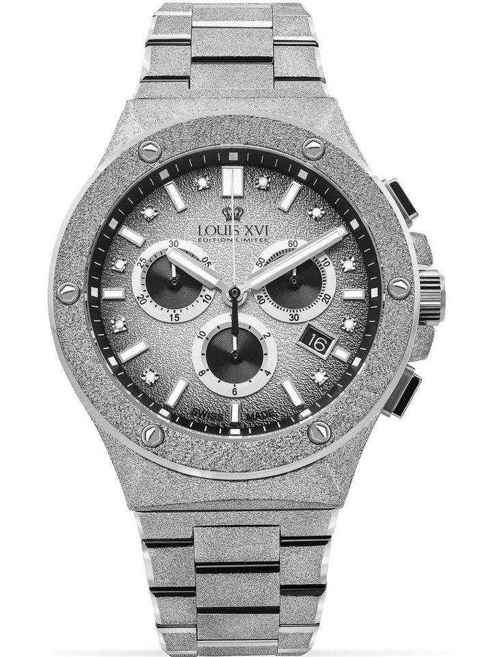 LOUIS XVI Quarzuhr Louis XVI LXVI1212 Le Monarque Chronograph Herrenuhr 42mm 5ATM Louis XVI LXVI1212 Le Monarque Chronograph Herrenuhr 42mm 5ATM von LOUIS XVI