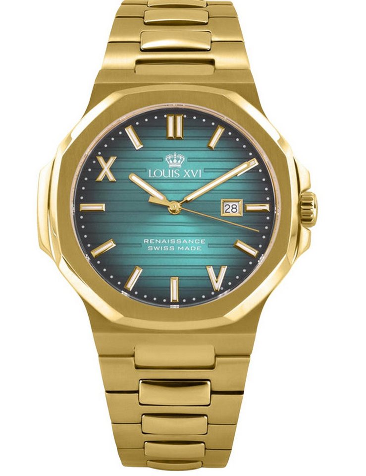 LOUIS XVI Quarzuhr Louis XVI LXVI1601 Herrenuhr Renaissance Limited 40mm 5ATM Louis XVI LXVI1601 Herrenuhr Renaissance Limited 40mm 5ATM von LOUIS XVI