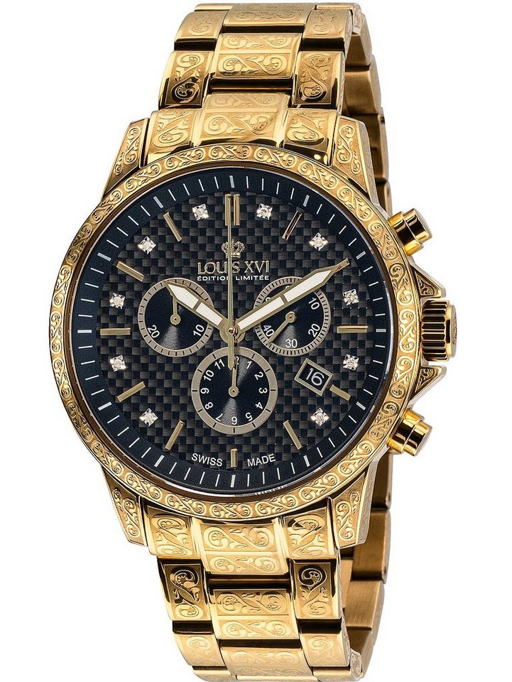 LOUIS XVI Quarzuhr Louis XVI LXVI873.2 Palais Royale Chronograph Herrenuhr 43mm 10ATM Louis XVI LXVI873.2 Palais Royale Chronograph Herrenuhr 43mm 10ATM von LOUIS XVI