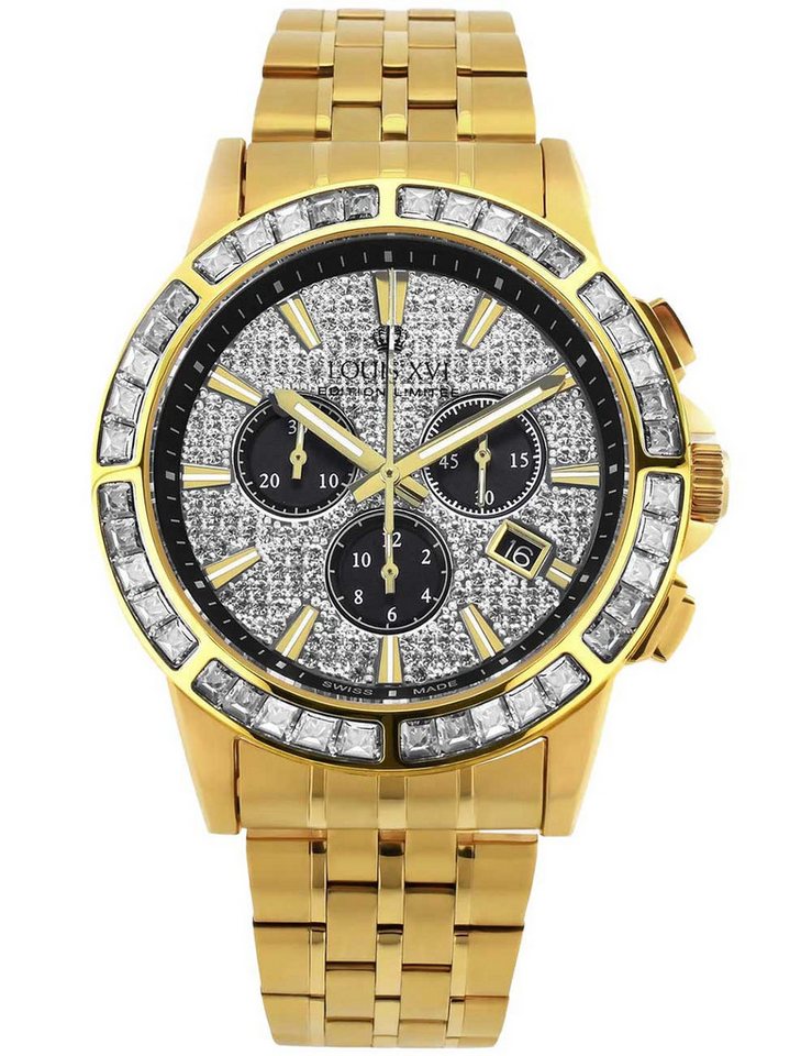 LOUIS XVI Quarzuhr Louis XVI XLXVI1130 Herrenuhr Majesté Iced Out Baguette 43mm 5ATM Louis XVI XLXVI1130 Herrenuhr Majesté Iced Out Baguette 43mm 5ATM LOUIS XVI Quarzuhr Louis XVI XLXVI1130 Herrenuhr Majesté Iced Out Baguette 43mm 5ATM Louis XVI XLXVI1130 Herrenuhr Majesté Iced Out Baguette 43mm 5ATM von LOUIS XVI