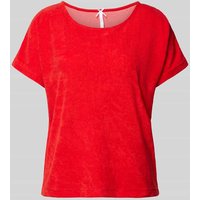 LOUIS & LOUISA Oversized T-Shirt mit Kappärmeln in Rot, Größe S von LOUIS & LOUISA