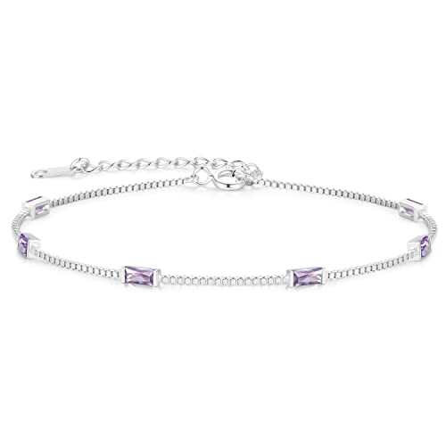 LOUISA SECRET Gold Armband Damen 925 Sterling Silber 14k Vergoldet Zirkonia Armbänder Damen Verstellbar Armkette Valentinstag Muttertag Geburtstags Weihnachten Geschenk für Sie Frauen Freundin mama von LOUISA SECRET