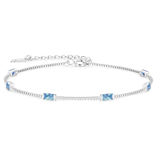 LOUISA SECRET Gold Armband Damen 925 Sterling Silber 14k Vergoldet Zirkonia Armbänder Damen Verstellbar Armkette Valentinstag Muttertag Geburtstags Weihnachten Geschenk für Sie Frauen Freundin mama von LOUISA SECRET