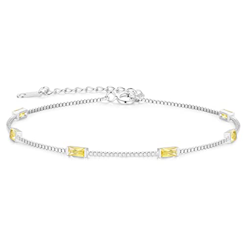 LOUISA SECRET Gold Armband Damen 925 Sterling Silber 14k Vergoldet Zirkonia Armbänder Damen Verstellbar Armkette Valentinstag Muttertag Geburtstags Weihnachten Geschenk für Sie Frauen Freundin mama von LOUISA SECRET