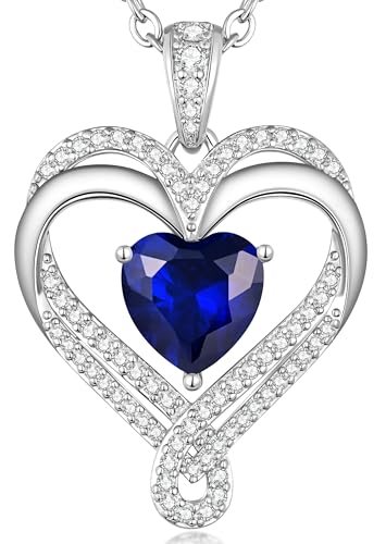 LOUISA SECRET Kette Damen Unendlichkeit Halskette Geburtsstein Infinity Halskette für Damen Valentinstag Weihnachten Muttertag Geburtstags Schmuck Geschenk für Frauen Mama Frau Freundin LOUISA SECRET Kette Damen Unendlichkeit Halskette Geburtsstein Infinity Halskette für Damen Valentinstag Weihnachten Muttertag Geburtstags Schmuck Geschenk für Frauen Mama Frau Freundin von LOUISA SECRET