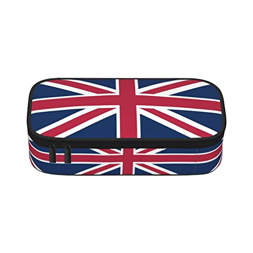 LOUJIN Federmäppchen mit England-Flagge, großes Fassungsvermögen, tragbares Federmäppchen für Jungen, Mädchen, Erwachsene und Büro, farbe, 5.0cm*10.5cm*20.5cm LOUJIN Federmäppchen mit England-Flagge, großes Fassungsvermögen, tragbares Federmäppchen für Jungen, Mädchen, Erwachsene und Büro, farbe, 5.0cm*10.5cm*20.5cm von LOUJIN