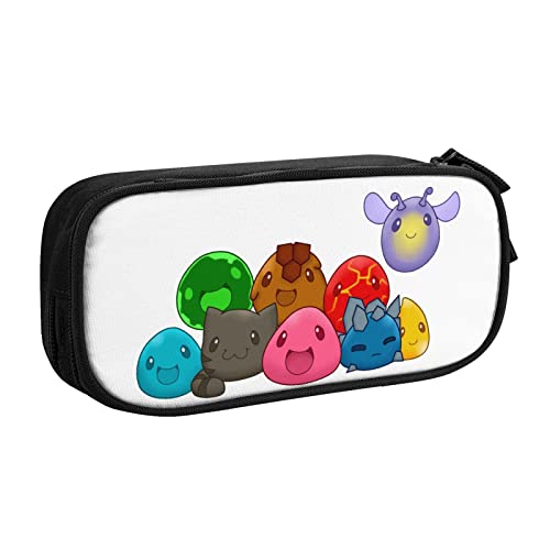 LOUJIN Multifunktions-Federmäppchen – Schleim für Rancher, großes Fassungsvermögen, Fächer Aufbewahrungstasche mit Reißverschluss für Jungen und Mädchen, farbe, 5.0cm*10.5cm*20.5cm, Federmäppchen von LOUJIN