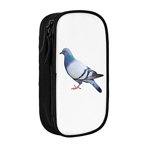 LOUJIN Pigeon Bedrucktes Federmäppchen Große Kapazität Organizer Stifttasche Reißverschluss Bleistift Pouch Box mit 2 Taschen Geschenke Passt Schule Büro Fo, farbe, 5.0cm*10.5cm*20.5cm, federmäppchen von LOUJIN