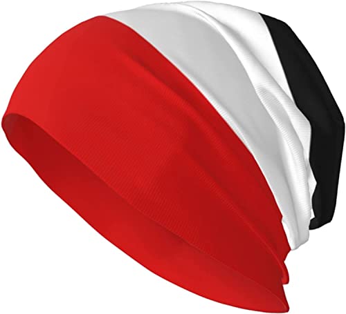 LOUJIN Unisex Beanie Cap Flagge des Deutschen Reiches Skull Knit Hat Cap Winter Sommer Warme Skimützen Snapback, Fotofarbe, One size von LOUJIN