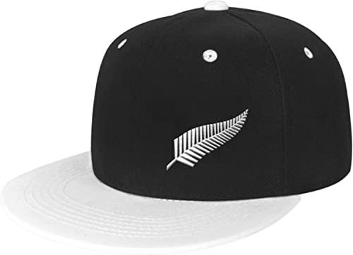 New Zealand Maori Farn Baseball Cap Classic Snapback Hat Cap Hip Hop Style Flat Bill Adjustable, Fotofarbe, One size von LOUJIN