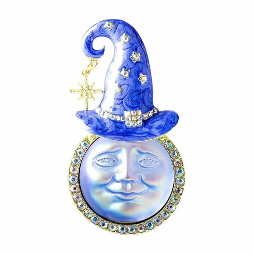 1 Stück Vintage Classic Dazzle Crystal Emaille Brosche Abzeichen für Frauen Männer Mittleren Retro Elegante Exquisite Fee Pin Zubehör von LOUKEKE