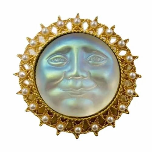 1 Stück Vintage Classic Dazzle Crystal Emaille Brosche Abzeichen für Frauen Männer Mittleren Retro Elegante Exquisite Fee Pin Zubehör von LOUKEKE