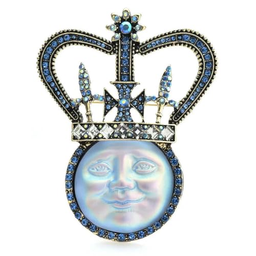 1 Stück Vintage Classic Dazzle Crystal Emaille Brosche Abzeichen für Frauen Männer Mittleren Retro Elegante Exquisite Fee Pin Zubehör von LOUKEKE