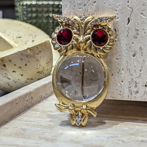 1 Stück Vintage Classic Dazzle Crystal Emaille Brosche Abzeichen für Frauen Männer Mittleren Retro Elegante Exquisite Fee Pin Zubehör von LOUKEKE