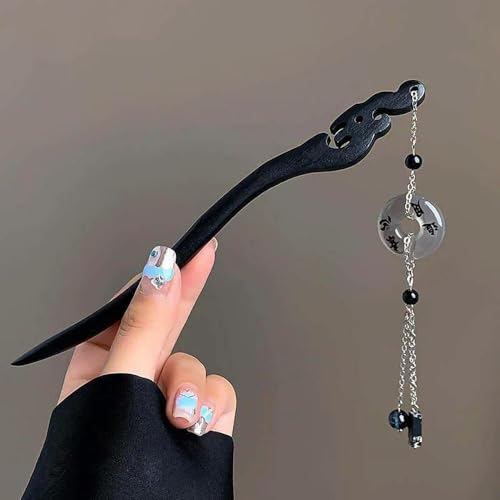 1 Stück Vintage Schmetterling Quaste Haarnadel für Frauen Mädchen Schmuck Kopfschmuck Haarspange Chinesische Hanfu Haarstäbe Zubehör von LOUKEKE