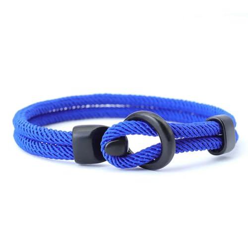 LOUKEKE 1 Stück Doppelschicht-Seilarmband für Herren, Outdoor-Camping, Paracord, Braslet-Zubehör von LOUKEKE