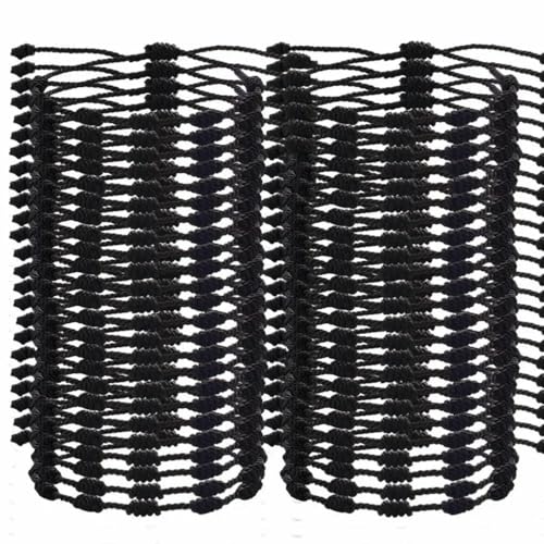 LOUKEKE 16.08. 24 Stück Glücksknoten-Armbänder mit roten und schwarzen Schnüren, Schutzamulett, Freundschaftsarmband, geflochtenes Seil, Schmuck, Paararmband, Geschenke von LOUKEKE