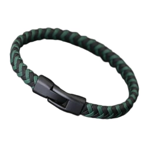 LOUKEKE 2 Stück/Set handgefertigtes geflochtenes Seilarmband Armreif Herren minimalistisch Outdoor Sports Camping Radfahren Zubehör von LOUKEKE