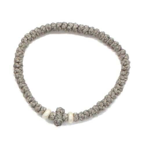 LOUKEKE 2 Stück Handgefertigtes Seilarmband, Schmuck für Damen und Herren von LOUKEKE