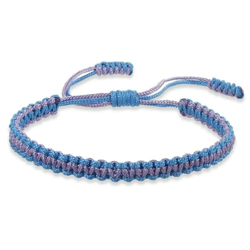LOUKEKE 2 Stücke/set Multicolor Armbänder & Armreifen Für Frauen Männer Handgemachte Seil Bettelarmband von LOUKEKE
