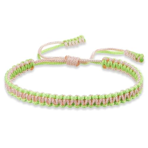LOUKEKE 2 Stücke/set Multicolor Armbänder & Armreifen Für Frauen Männer Handgemachte Seil Bettelarmband von LOUKEKE