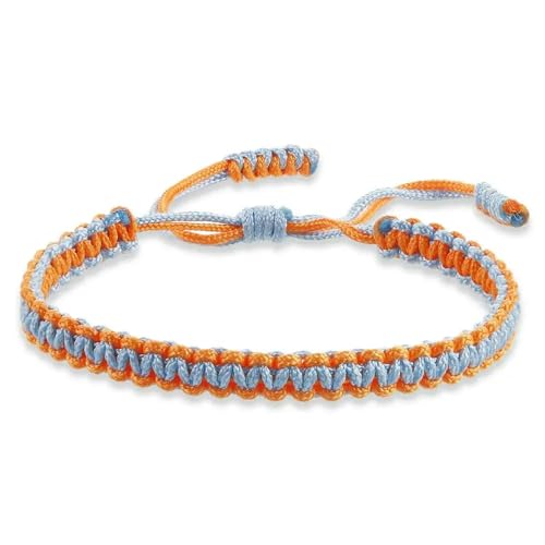 LOUKEKE 2 Stücke/set Multicolor Armbänder & Armreifen Für Frauen Männer Handgemachte Seil Bettelarmband von LOUKEKE