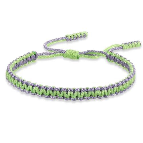 LOUKEKE 2 Stücke/set Multicolor Armbänder & Armreifen Für Frauen Männer Handgemachte Seil Bettelarmband von LOUKEKE