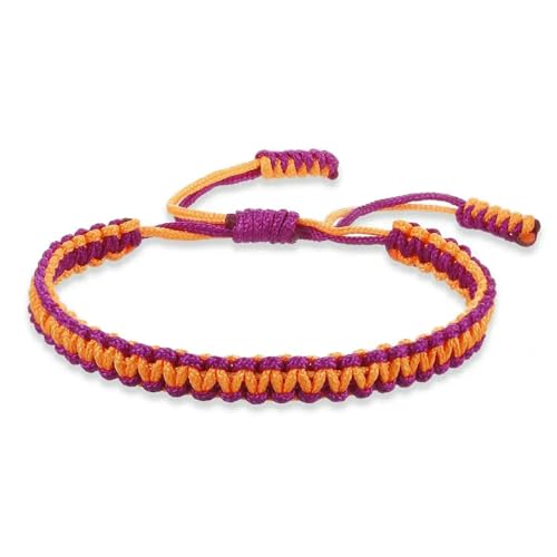 LOUKEKE 2 Stücke/set Multicolor Armbänder & Armreifen Für Frauen Männer Handgemachte Seil Bettelarmband von LOUKEKE