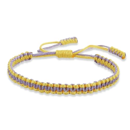 LOUKEKE 2 Stücke/set Multicolor Armbänder & Armreifen Für Frauen Männer Handgemachte Seil Bettelarmband von LOUKEKE