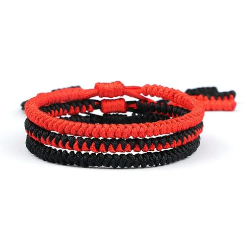 LOUKEKE 2 Stücke/set Multicolor Armbänder & Armreifen Für Frauen Männer Handgemachte Seil Bettelarmband von LOUKEKE